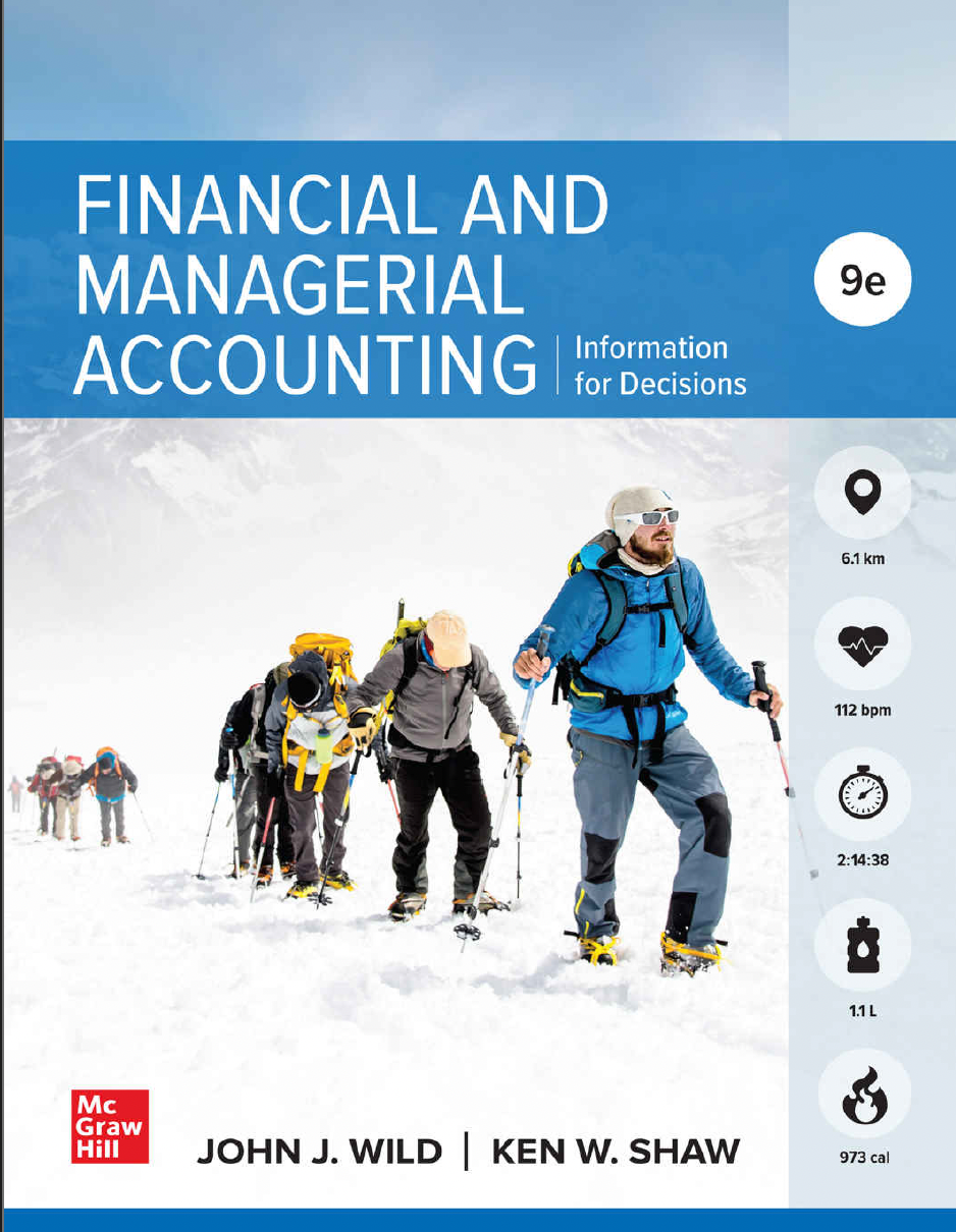 Financial and Managerial Accounting 9th Edition